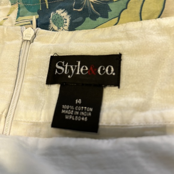 Fun colorful a line style pleated skirt - Picture 5 of 5